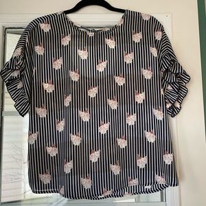 BNWT sheer boutique cat shirt